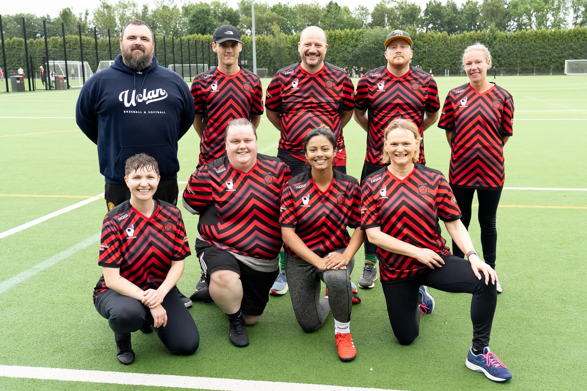 People practicing sports